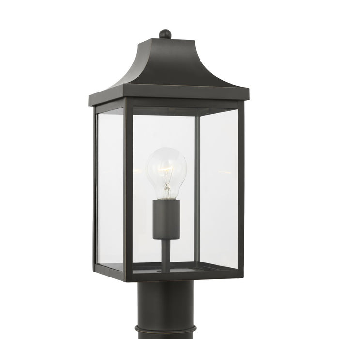 Saybrook One Light Post Mount in Antique Bronze