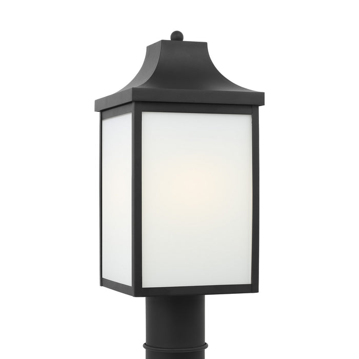 GLO1051TXB - Saybrook 1-Light Post Mount in Textured Black by Generation Lighting