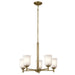 43671NBR- Shailene 5-Light Chandelier in Natural Brass by Kichler Lighting