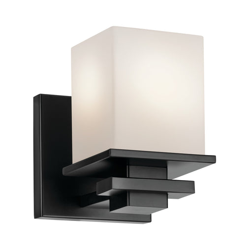 45149BK- Tully 1-Light Wall Sconce in Black by Kichler Lighting