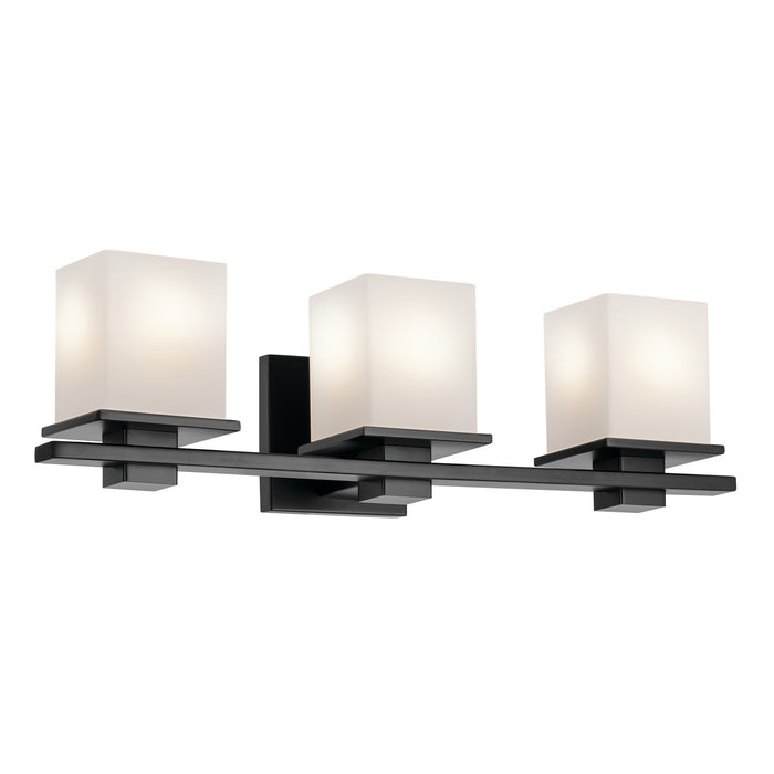 45151BK- Tully 3-Light Bath in Black by Kichler Lighting