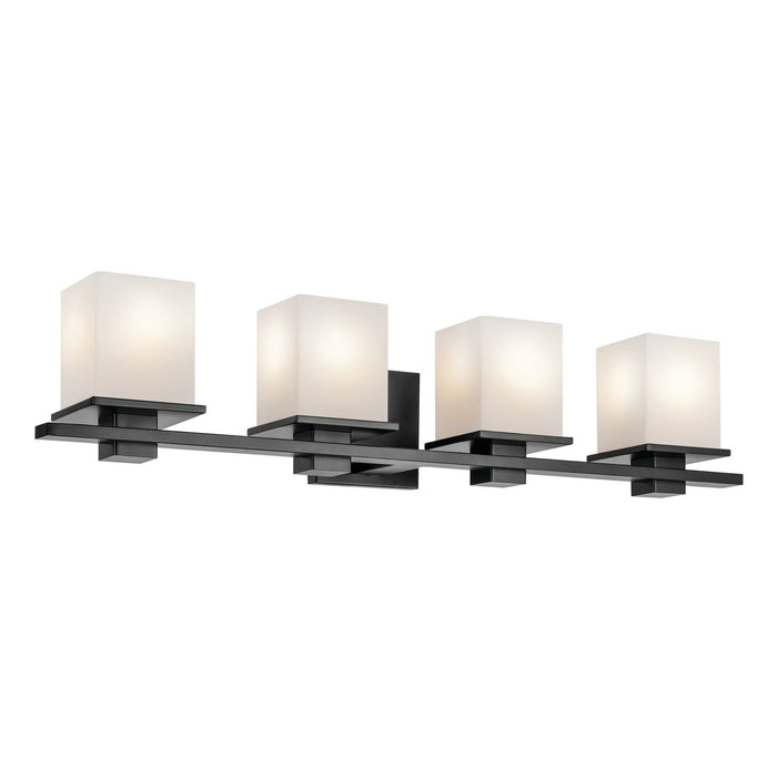 45152BK- Tully 4-Light Bath in Black by Kichler Lighting