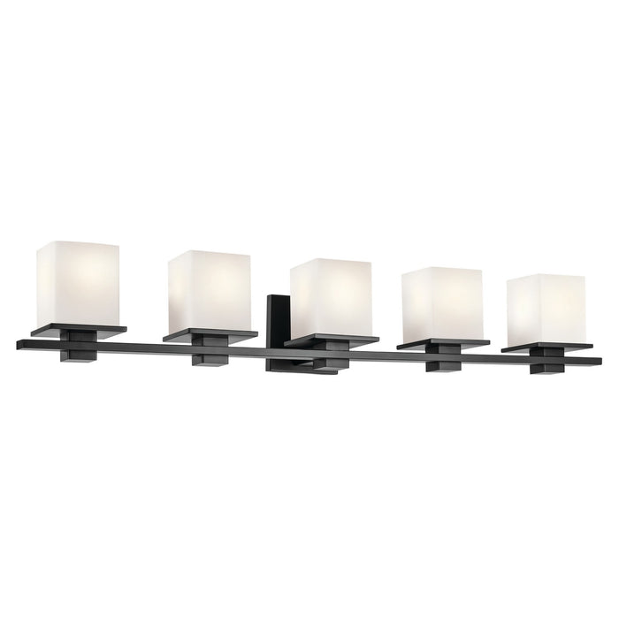 45193BK- Tully 5-Light Bath in Black by Kichler Lighting