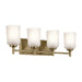 45575NBR- Shailene 4-Light Bath in Natural Brass by Kichler Lighting