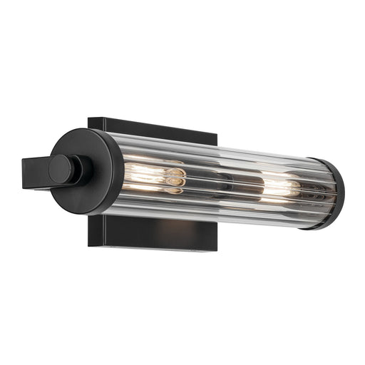 45648BK- Azores 2-Light Wall Sconce in Black by Kichler Lighting