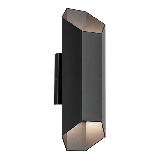 49608BKLED- Estella LED Outdoor Wall Mount in Black by Kichler Lighting