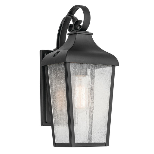 49735BKT- Forestdale 1-Light Outdoor Wall Mount in Textured Black by Kichler Lighting