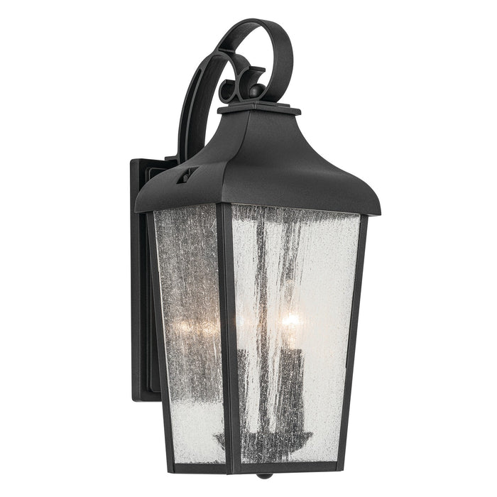 49736BKT- Forestdale 2-Light Outdoor Wall Mount in Textured Black by Kichler Lighting