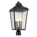 49739BKT- Forestdale 4-Light Outdoor Post Mount in Textured Black by Kichler Lighting