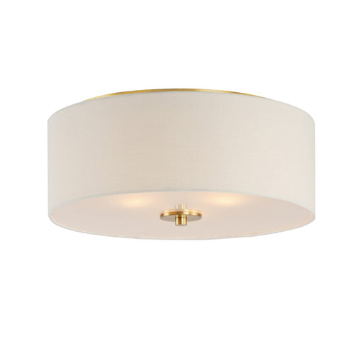 10010OMNAB- Bongo 3-Light Flush Mount in Natural Aged Brass by Maxim