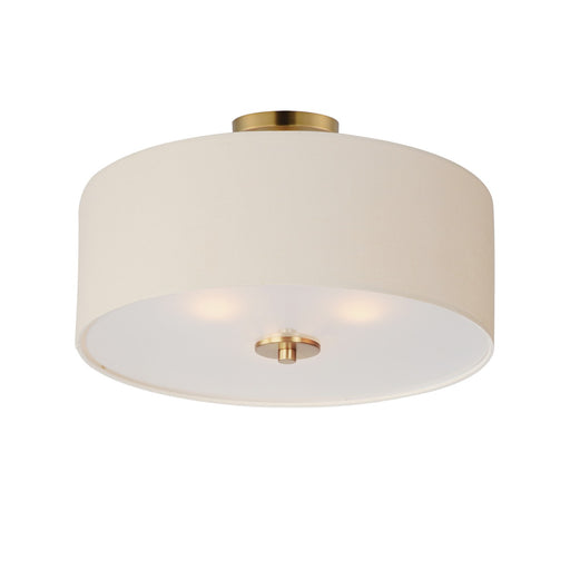 10014OMNAB- Bongo 3-Light Pendant / Semi-Flush Mount in Natural Aged Brass by Maxim