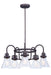 26117CDOI/BUL- Seafarer LED Chandelier in Oil Rubbed Bronze by Maxim