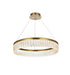 2060D24SG - Rune LED Chandelier in Satin Gold by Elegant Lighting