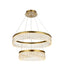 2060G24SG - Rune LED Chandelier in Satin Gold by Elegant Lighting