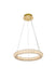 3800D18SG - Bowen LED Chandelier in Satin Gold by Elegant Lighting