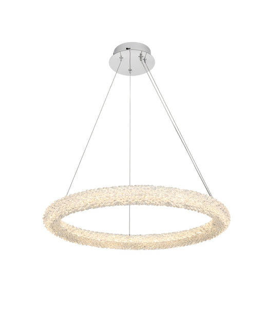 3800D26C - Bowen LED Chandelier in Chrome by Elegant Lighting