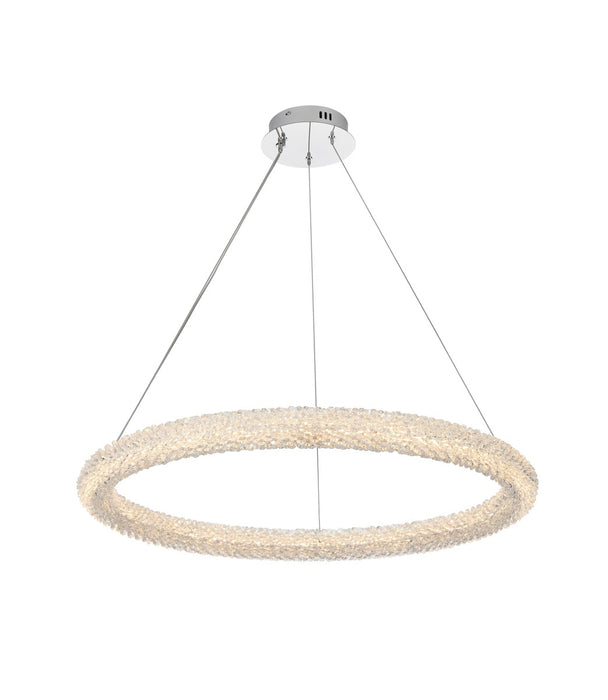 3800D31C - Bowen LED Chandelier in Chrome by Elegant Lighting