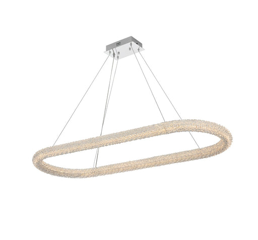 3800D50L1C - Bowen LED Chandelier in Chrome by Elegant Lighting