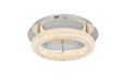 3800F18C - Bowen LED Flush Mount in Chrome by Elegant Lighting