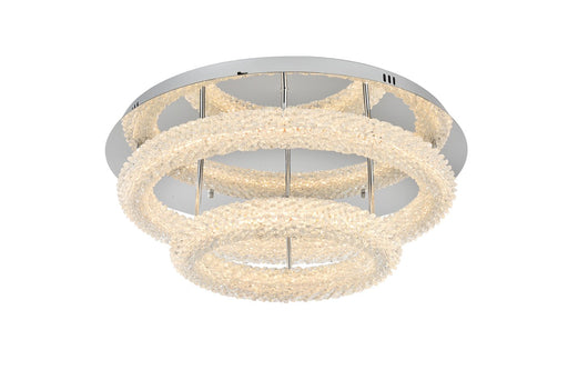 3800F26L2C - Bowen LED Flush Mount in Chrome by Elegant Lighting