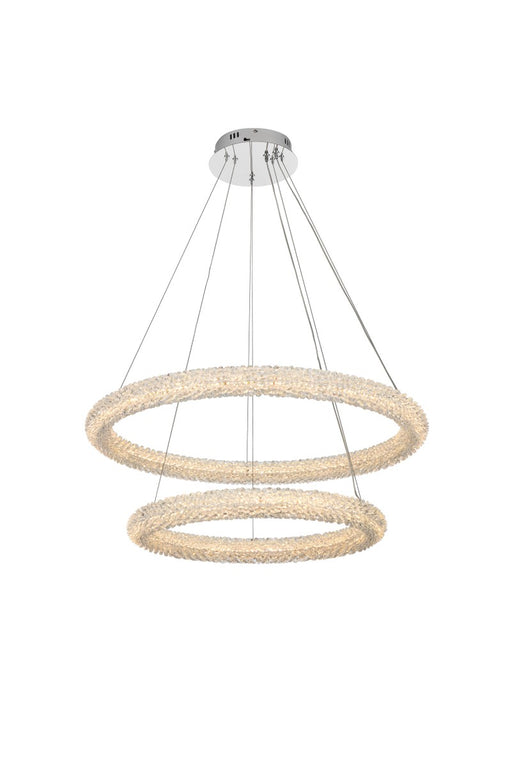 3800G32C - Bowen LED Chandelier in Chrome by Elegant Lighting