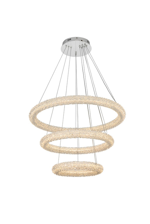 3800G3LC - Bowen LED Chandelier in Chrome by Elegant Lighting