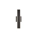 Bastone LED Outdoor Wall Sconce in Black