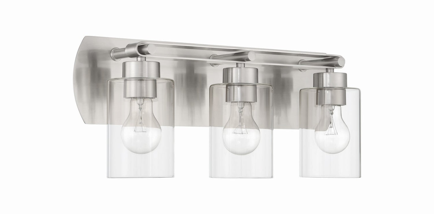 17621BNK3 - Hendrix 3-Light Vanity in Brushed Polished Nickel by Craftmade