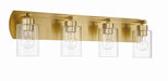 17631SB4 - Hendrix 4-Light Vanity in Satin Brass by Craftmade