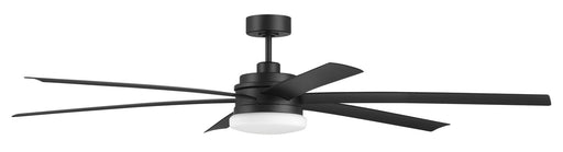 CLZ72FB6 - Chilz 72" Ceiling Fan in Flat Black by Craftmade