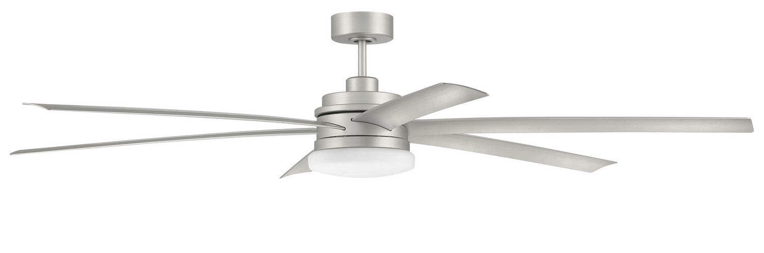 CLZ72PN6 - Chilz 72" Ceiling Fan in Painted Nickel by Craftmade