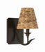 Kokomo One Light Wall Sconce in Aged Bronze Brushed