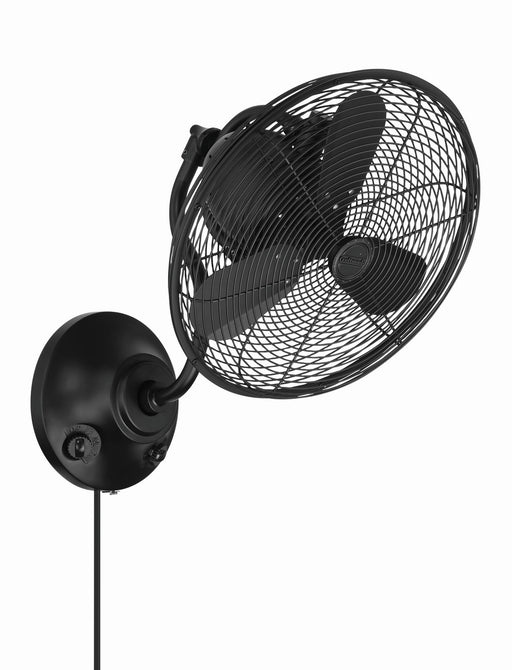 BW116FB3- Bellows I Indoor/Outdoor 14" Wall Fan in Flat Black by Craftmade