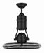 BW321FB3- Bellows III Indoor/Outdoor 18" Ceiling Fan in Flat Black by Craftmade