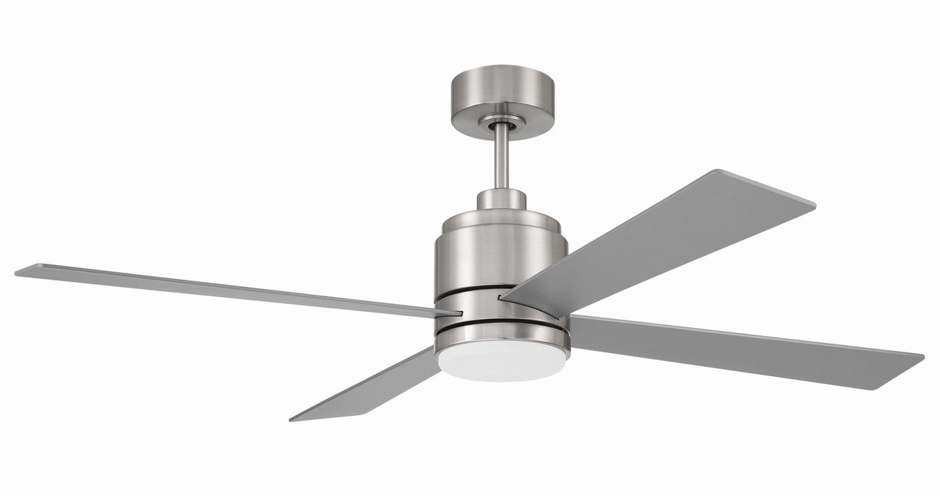 MCY52BNK4 - McCoy 4 Blade 52" Ceiling Fan in Brushed Polished Nickel by Craftmade