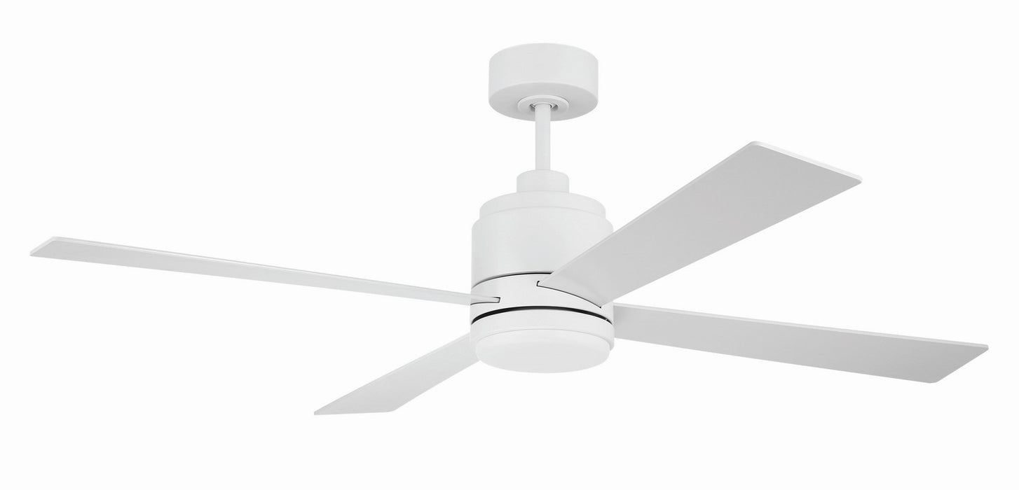 MCY52W4 - McCoy 4 Blade 52" Ceiling Fan in White by Craftmade