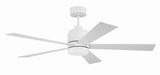 MCY52W5 - McCoy 5 Blade 52" Ceiling Fan in White by Craftmade