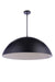 P1001FB-LED - Sculptural Statement LED Pendant in Flat Black by Craftmade