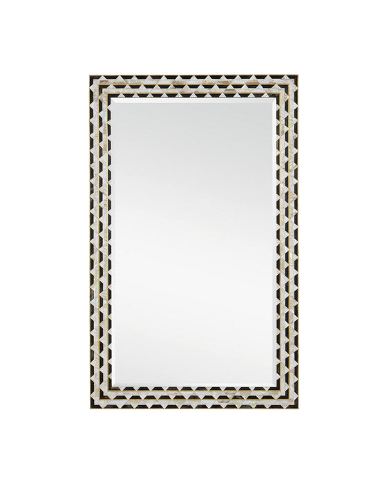 1000-0146 - Macy Mirror in Natural & Brass by Currey and Company