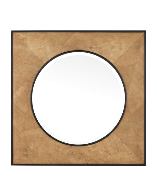 1000-0147 - Kallista Mirror in Taupe & Black by Currey and Company