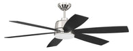 HGN54PLN6 - Hogan 54" Ceiling Fan in Polished Nickel by Craftmade