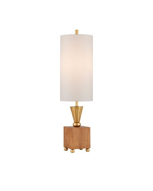 6000-0865 - Ballyfin 1-Light Table Lamp in Classic Honey & Gold Leaf by Currey and Company