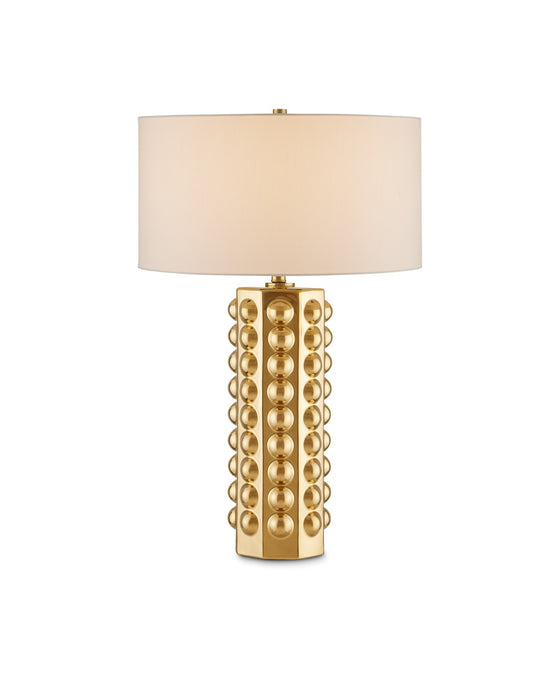 6000-0871 - Cassandra 1-Light Table Lamp in Gold by Currey and Company