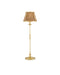 6000-0900 - Deauville 1-Light Table Lamp in Polished Brass & Natural by Currey and Company