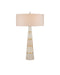 6000-0904 - Eleanora 2-Light Table Lamp in Natural & Natural Brass by Currey and Company