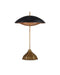 6000-0912 - Domville 2-Light Table Lamp in Antique Brass & Black by Currey and Company