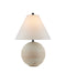 6000-0930 - 1-Light Table Lamp in Beige & Matte Black by Currey and Company