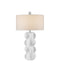 One Light Table Lamp in White