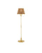 8000-0141 - Deauville 1-Light Floor Lamp in Polished Brass & Natural by Currey and Company