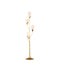 8000-0152 - Rossville 4-Light Floor Lamp in Contemporary Gold Leaf & Frosted White by Currey and Company